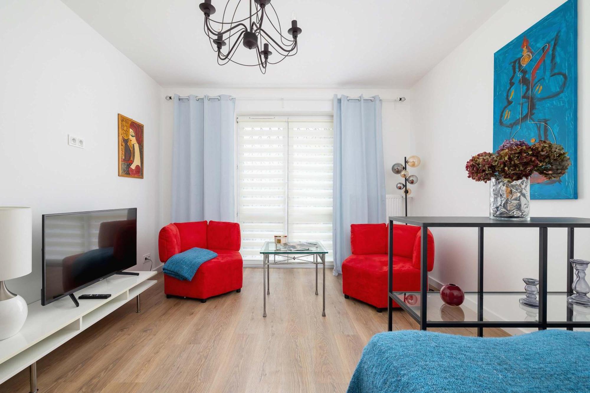 Colorful Studio Near The Spodek Arena In Katowice By Noclegi Renters 외부 사진